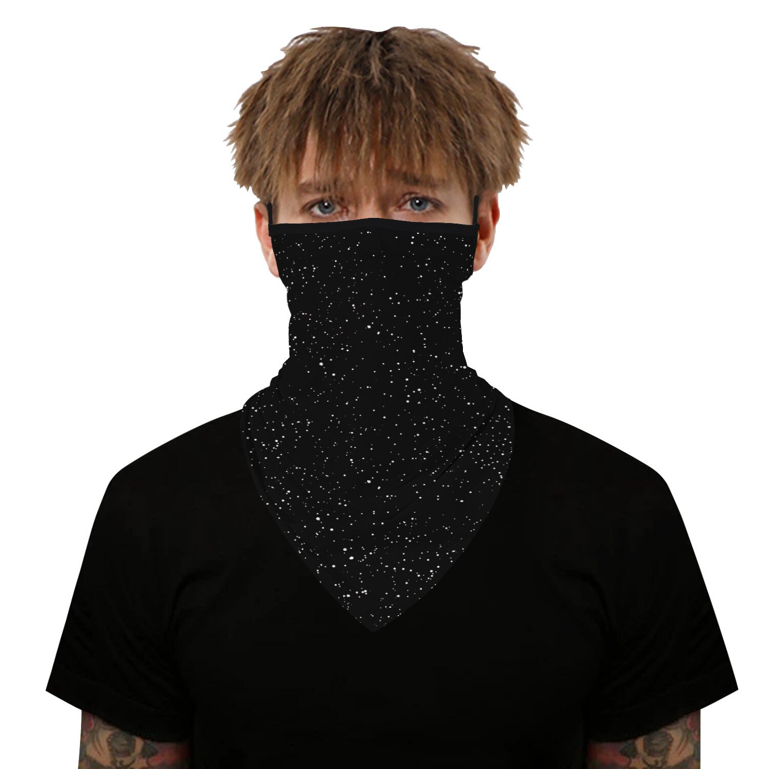 Multiway Outdoor Bandana Men Women 3D Printing Climbing Hiking Cycling Fishing Windproof UV Protection Halloween Face Mask Scarf