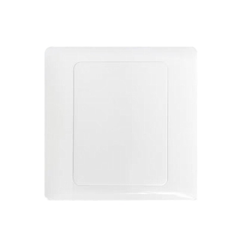 5pcs High PP Wall Switch Socket Blank Panel Cover Plate For Home Improvement Fire Retardant Wall Mounted Blank Panel