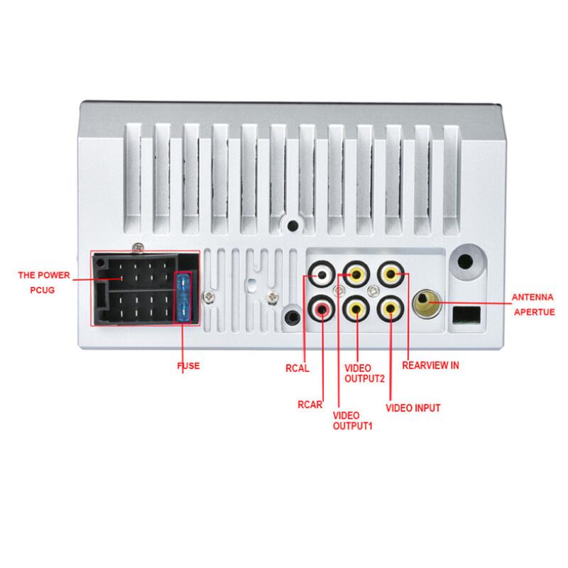 2din 7 Inch Touch Screen Car Radio Stereo Bluetooth MP5 Player FM Audio Receiver SD/USB/AUX Support Rearview Camera