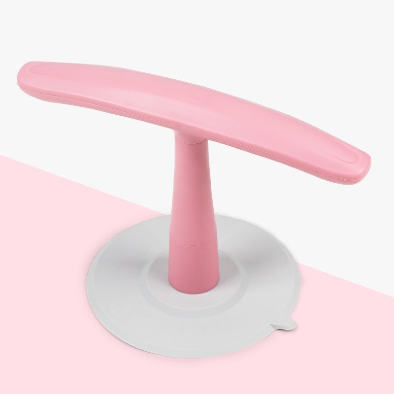 Sucked Fixation Crunches Aid for Men Women Sit-Up Bar Fitness Abs Trainer Workout Equipment Abdominal Machine for Home Work: Pink