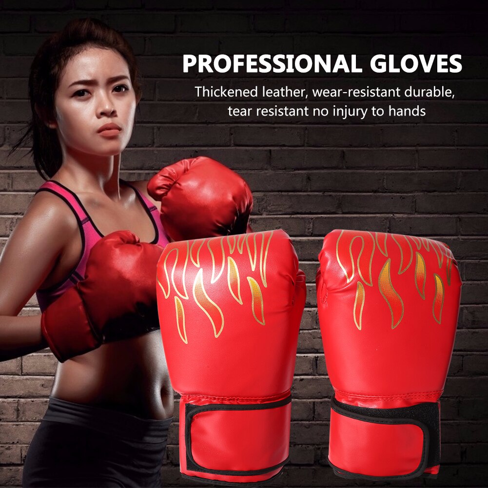 2pcs Kick Boxing Gloves for Men Women Karate Muay Thai Boxeo Free Fight Martial MMA Sanda Training Equipment for Kids Adults