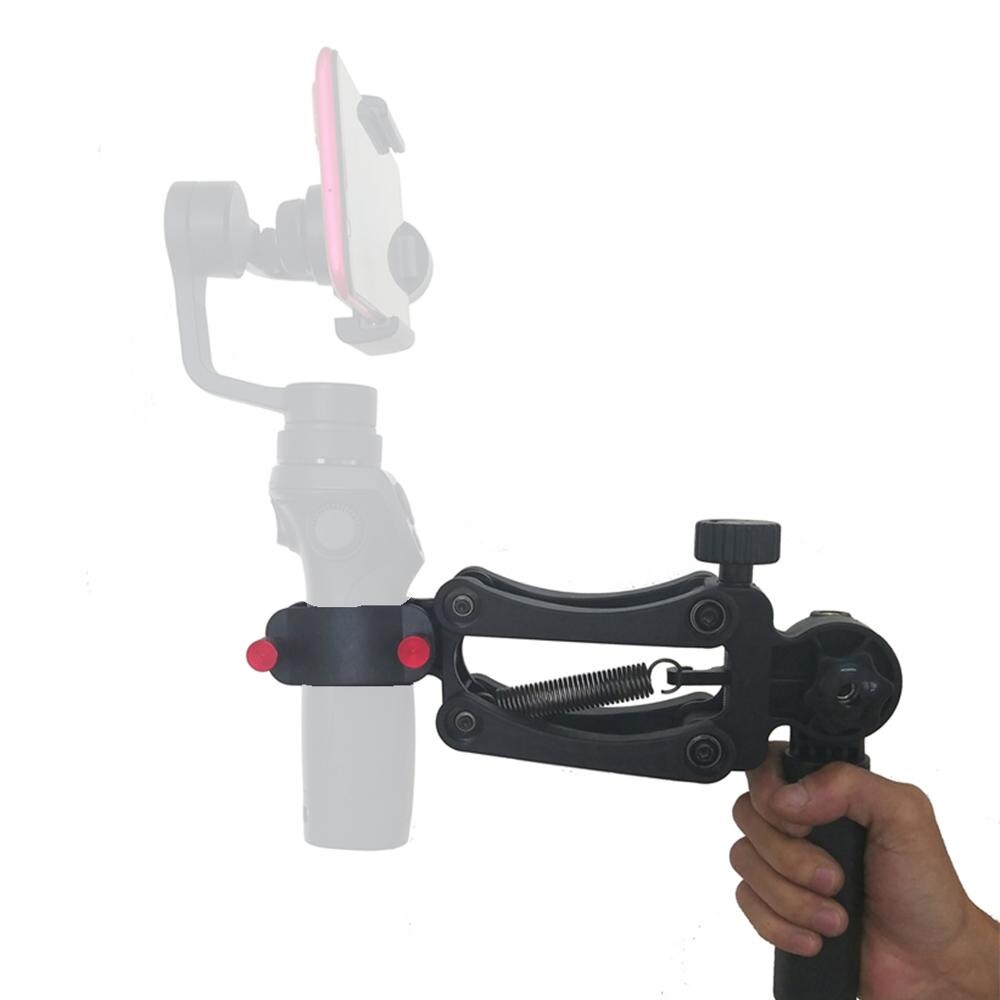 Mobile Phone stabilizer Z-axis Spring Dual Handle Grip Phone Gimbal Holder Arm for zhiyun smooth4 for DJI OSMO 2 Stabilizer Part
