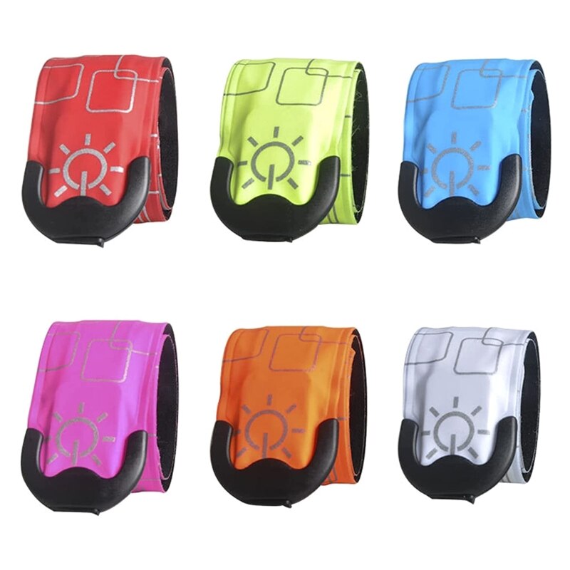 Led Lichtgevende Night Running Armband Verlichting Klap Armband Usb Oplaadbare Glow In The Dark Veiligheid Sport Polsband Voor Mannen N1HF