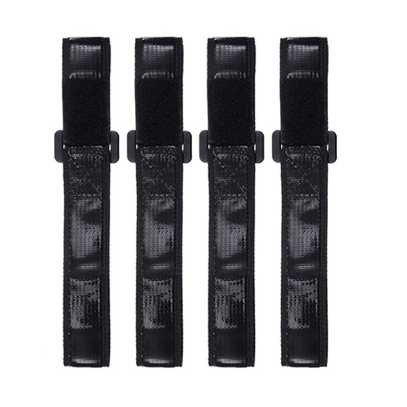 4 stuks verstelbare Trilancer riemen voor het stabiliseren van fietsen met klittenbandsysteem voor fietshouder in de auto en fietsenrek, voor transport en opslag (75 cm x 3,8 cm
