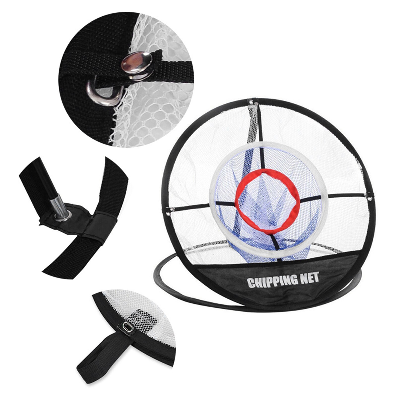 Indoor Outdoor Golf Pop UP Chipping Pitching Cage Mat Nylon Practice Easy Net Golf Ball Training Aids Sports Accessories