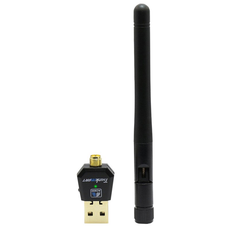 Adaptateur d'antenne Wifi USB sans fil 600M carte réseau WiFi 2.4G 5.8GHz double bande adaptateur d'antenne Wifi ca 802.11a/b/g/n
