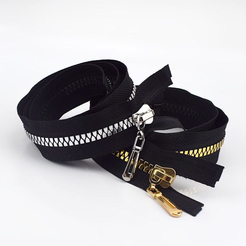 2pcs 8# Open-end Resin Zipper For Sewing Eco-friendly Jackets Coat Down Zippers Zip for Sew DIY Garment Accessories KY921