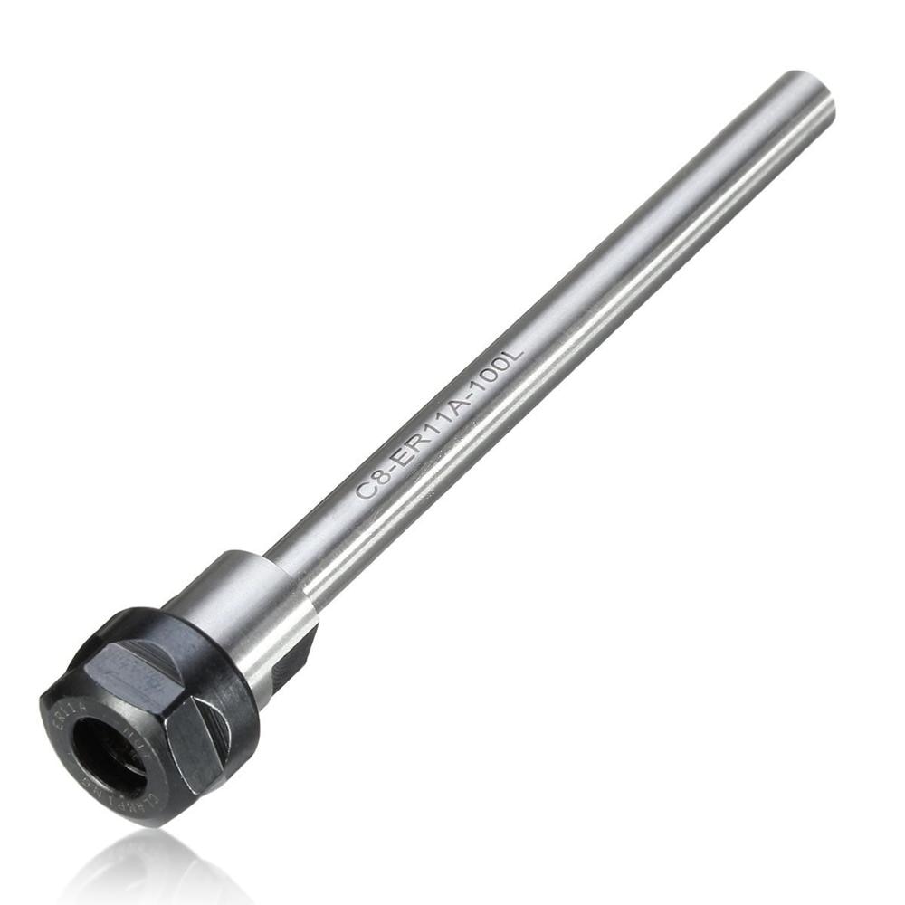 1 stücke 8 MM C8 ER8 C8 ER11 spannzange tiefen verarbeitung CNC gerade schaft verlängerung stange 8mm Laube für CNC maschine fräsen Cutter