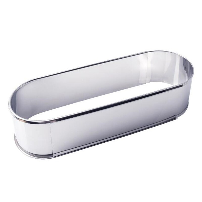 Rvs Verstelbare Franse Brood Brood Pan Oval Cake Mousse Ring Bakken Tool Bakvormen