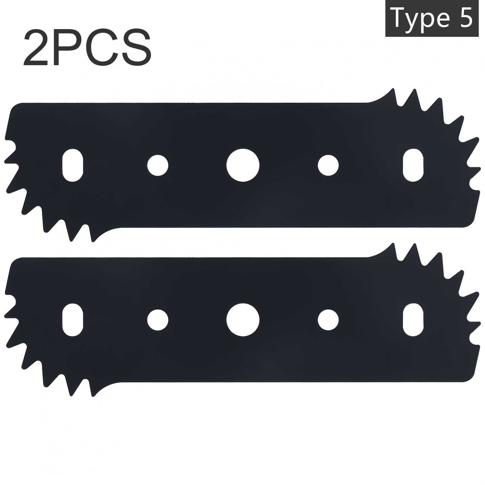 2PCS Edger Blade Electric Grinding Machine Blades Heavy Duty Lawn Edge Blades Replacements Fit for Black /Decker Edge: Red