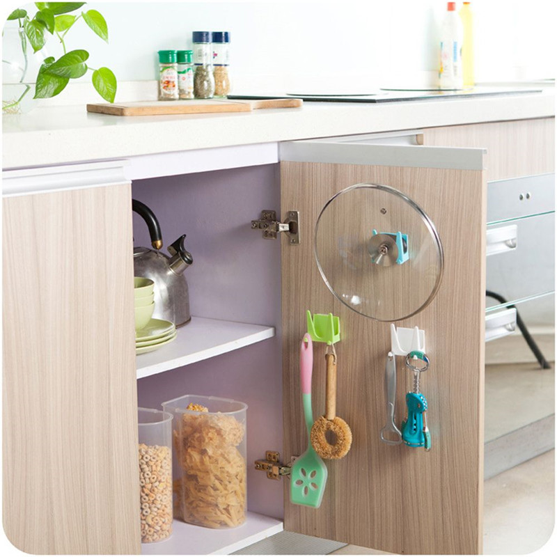 Soporte para olla de cocina de 5,5x4x5,5 CM, soporte de almacenamiento con de concha, , accesorios de plástico para cocina en casa, herramienta succionadora