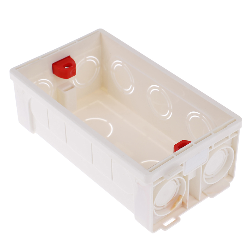 1PC 146mm Plastic Wall Switch Box Wall Socket Cassette Internal Mount Socket Box