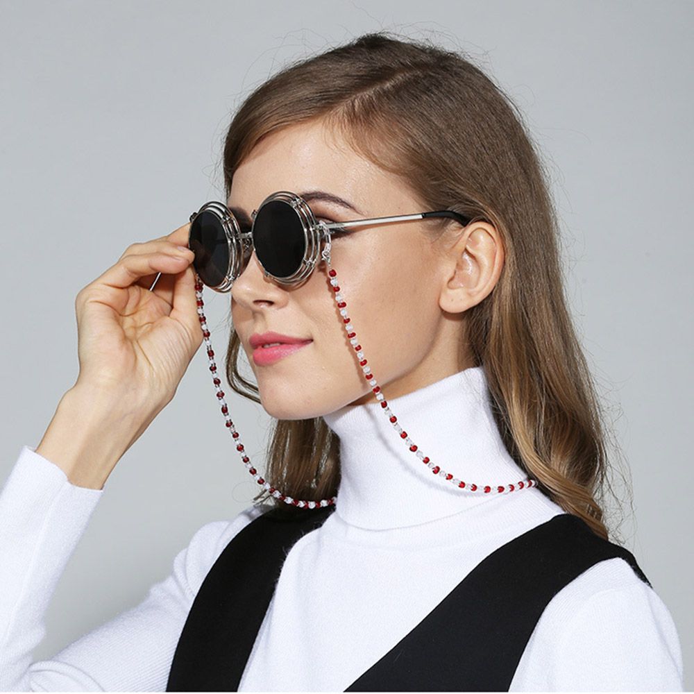 SEKINEW 1PC Women Anti-slip Reading Glasses Sunglasses Chain Cord Rope Holder Eyewear Spectacle Strap Retainer