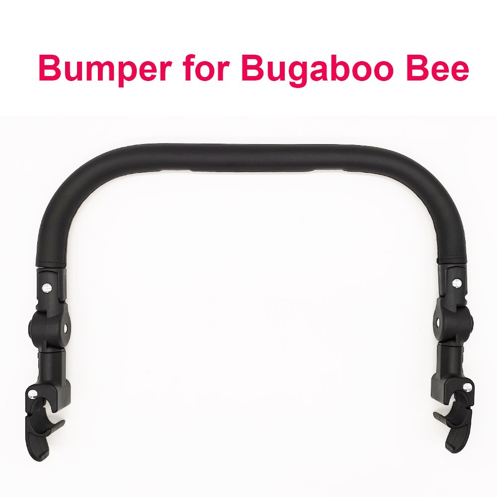 Reposabrazos Oxford de cuero PU para Bugaboo Bee6 Bee5 Bee3, accesorios para cochecito, parachoques delantero, reposabrazos: seam PU leather