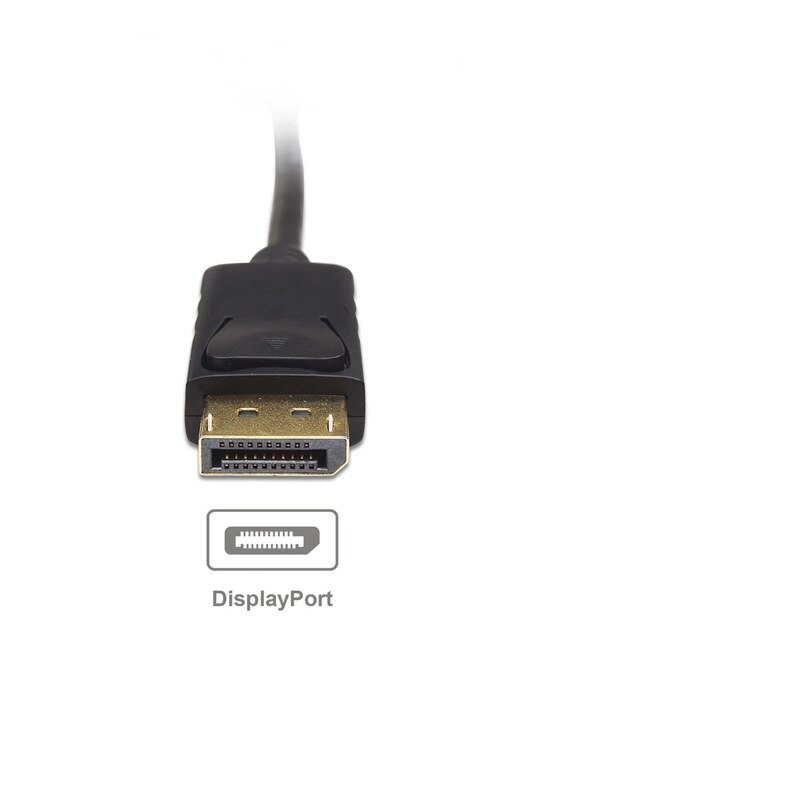 1080p DP DisplayPort Male to VGA Female Converter Adapter Cable Stock 50/60Hz Black 23cm GT