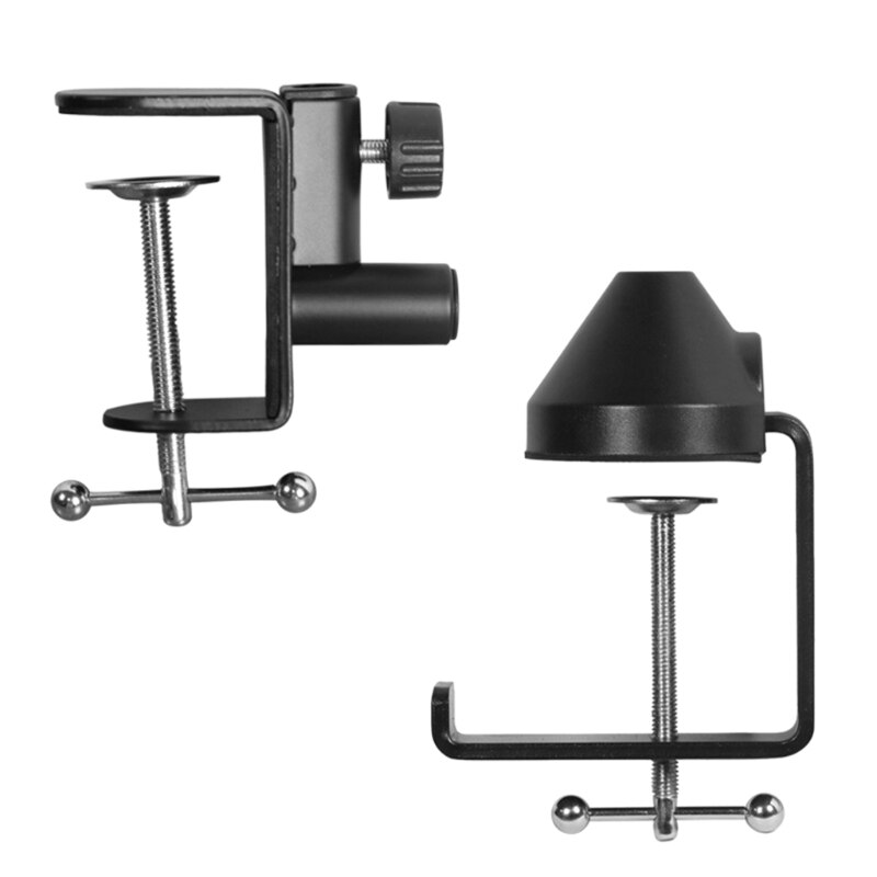 Heavy-Duty Metal Table Mounting Clamp Cantilever Bracket Clamps Arm Stand Holder Solid Clamp Bases Mounting Accessory