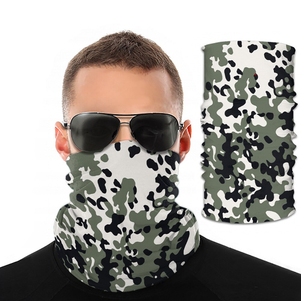 European and American 3D camouflage digital printing outdoor insect repellent mask, cap, variety magic, scarf