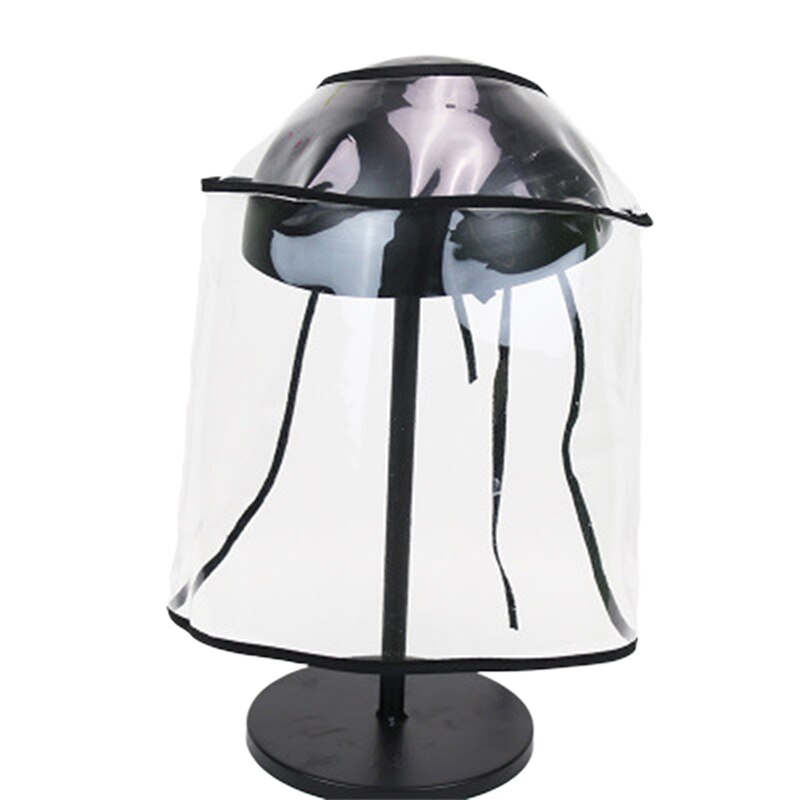 Anti Saliva Anti gotitas impermeable a prueba de viento letra de impresión Seguridad al aire libre protector transparente protector para todo el rostro Fishingman sombreros gorras
