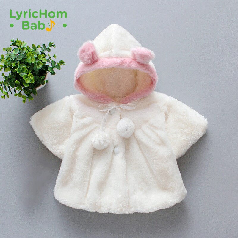 LyricHom Baby Winter Baby Girls Clothes Cute Coat Jacket Warm Snowsuit Baby Hooded Jacket Children's Outerwear for Year: Girls Clothes 1 / Height 110cm