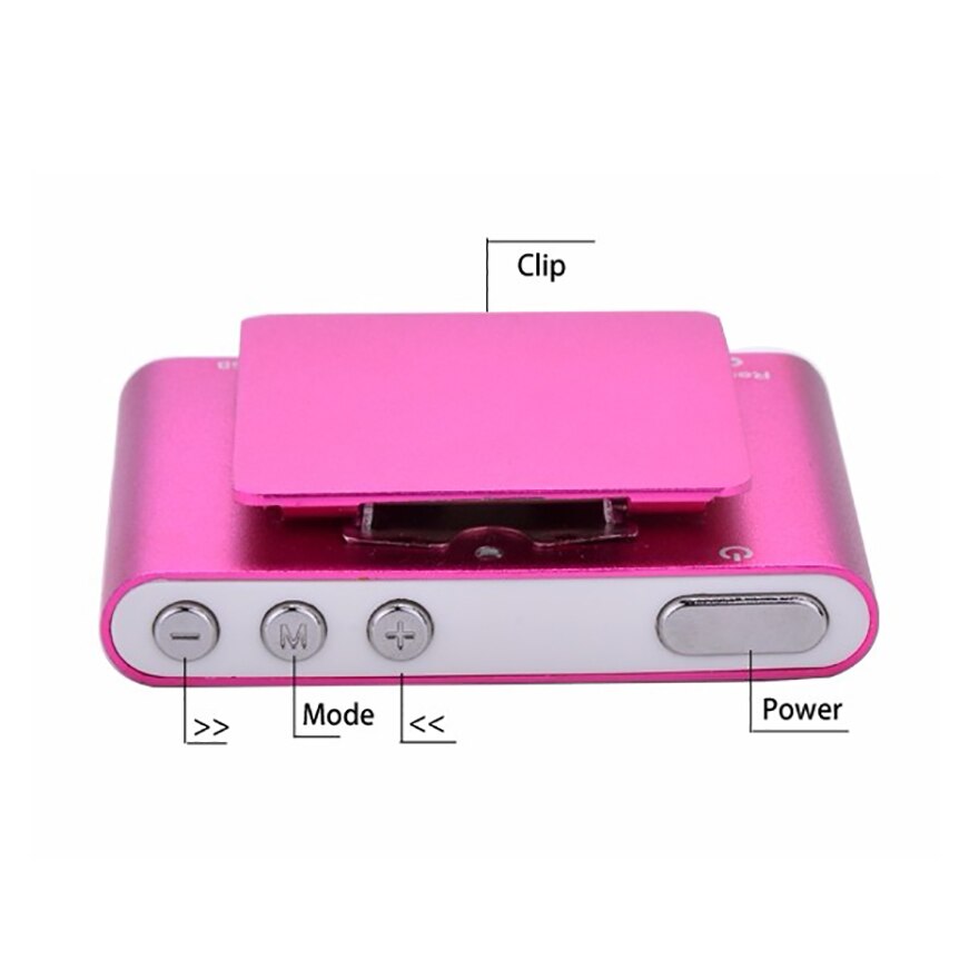 Mp3 Mp4 Music Video Media Player FM Games Movie 1.8" LCD Screen Support TF Card Clip Sport Digital MP4 Player