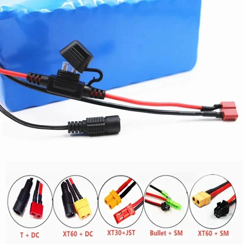 10S4P 36V 60Ah Ebike Battery 18650 Lithium Battery Pack 500W High Power Battery 36V 12000mAh Electric Bicycle BMS+Charger