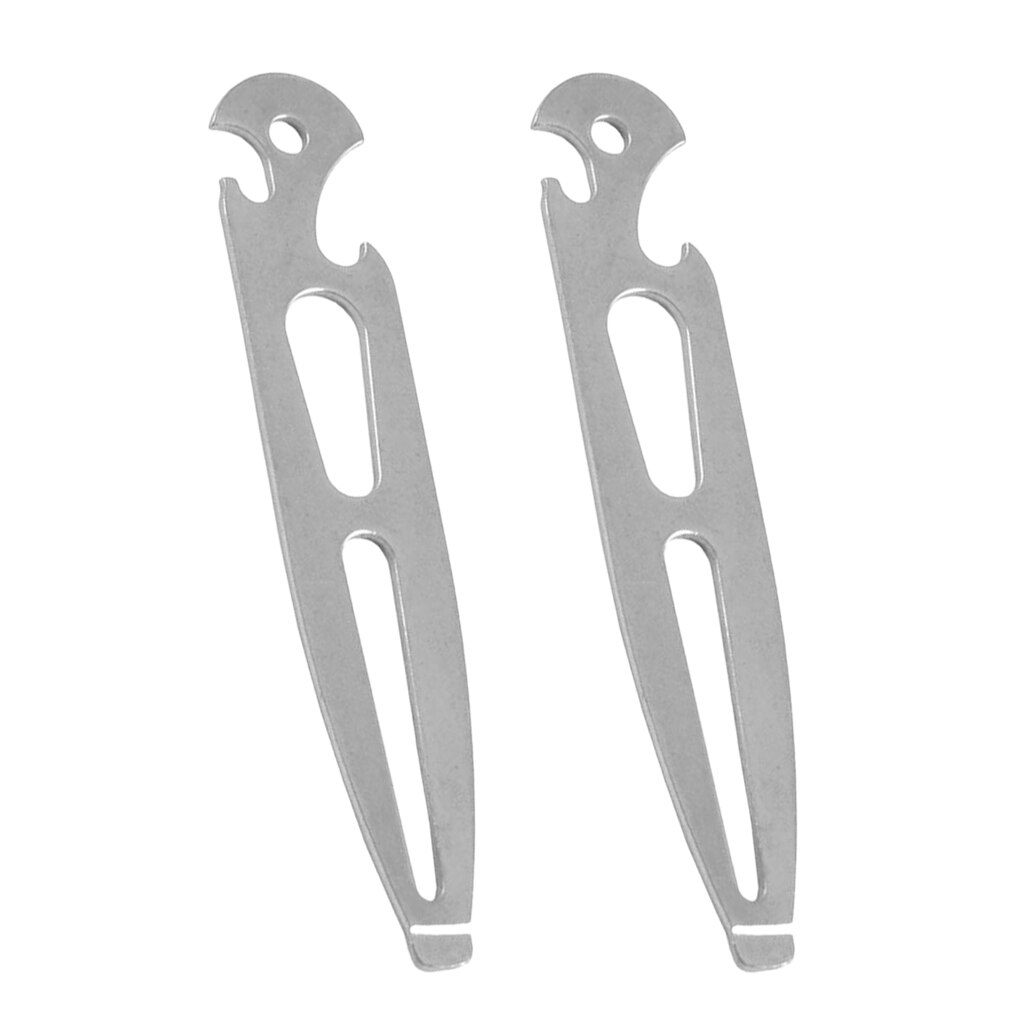 2pc Shackle Key Ring Multi Tool Marine Stainless Steel 304 For Yachts Deck Plate