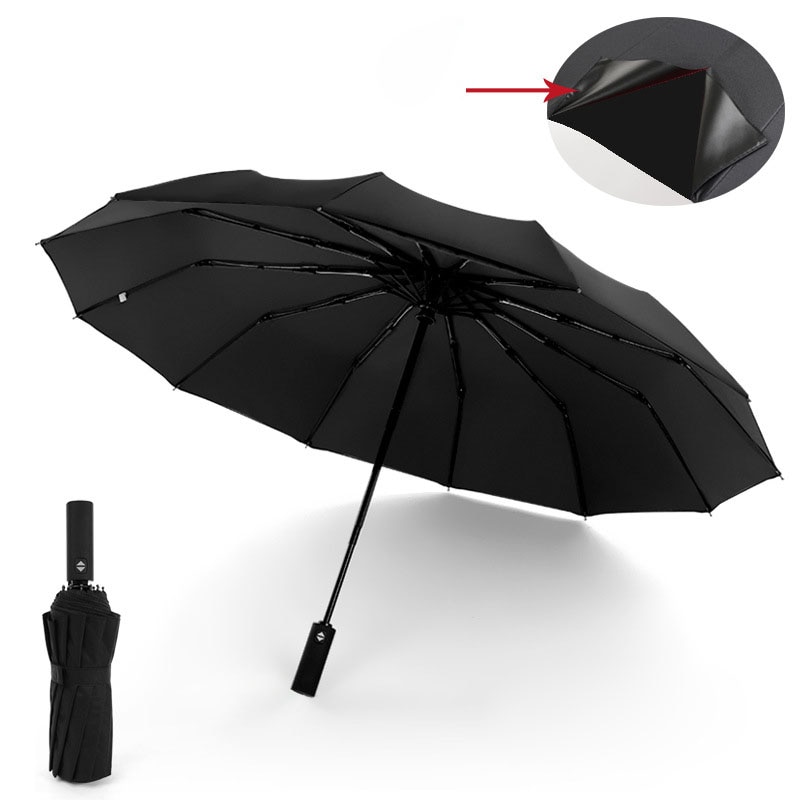 12 Ribben Reizen Sunny Paraplu Winddicht Opvouwbare Paraplu Met Draagbare-Automatische Openen En Sluiten