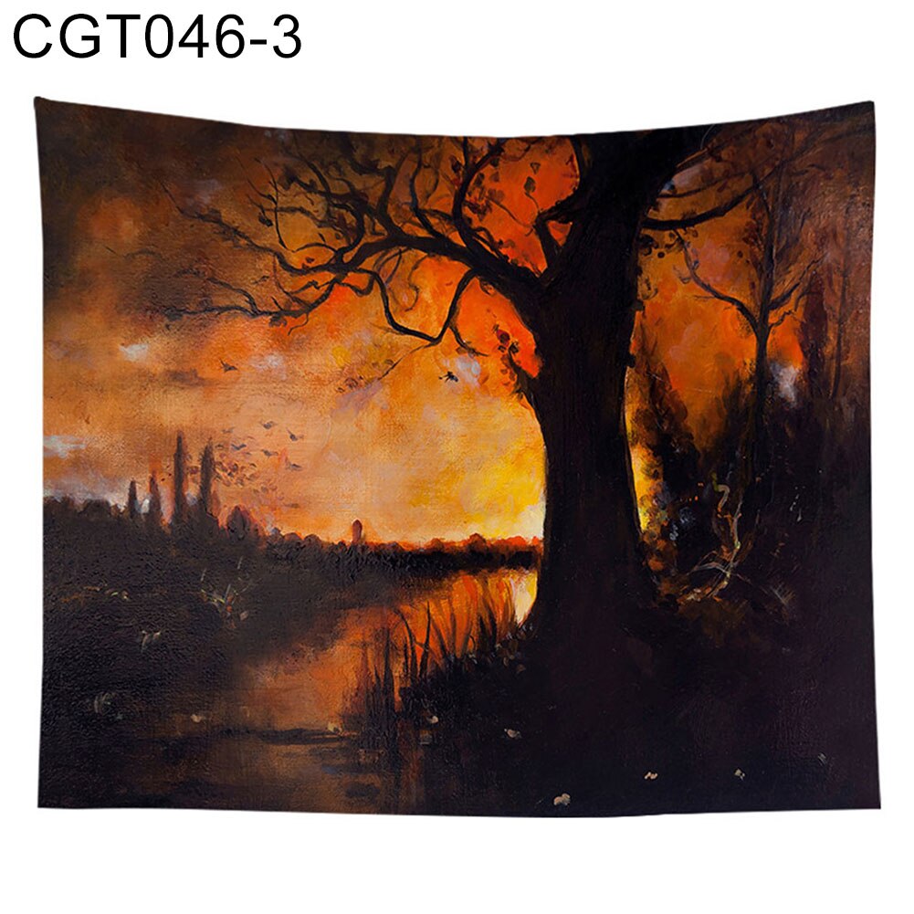 Skelet pompoen print hangend wandtapijt slaapkamer wandkleed tapijt halloween decoratie gebruikt als wandtapijt bankhoes deken: 3