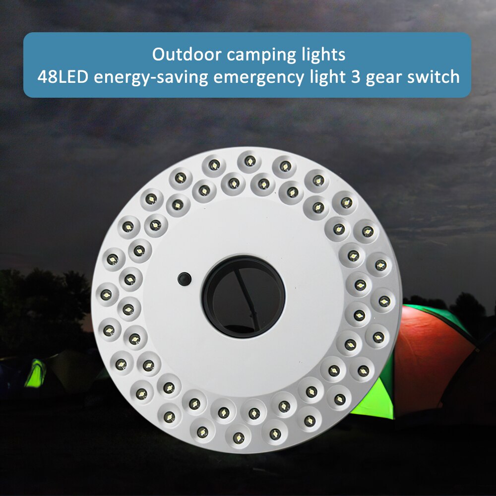 48 Led Outdoor Camping Paraplu Lamp Tuin Patio Tent Licht Noodsituatie Lantaarn Night Lights Voor Camping Vissen Verlichting