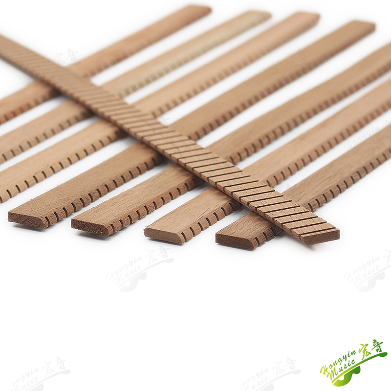 8 unids/set tira de encuadernación de guitarra dentro de caoba africana/Cedro muesca inversa forro de incrustación borde de guitarra embellecedor