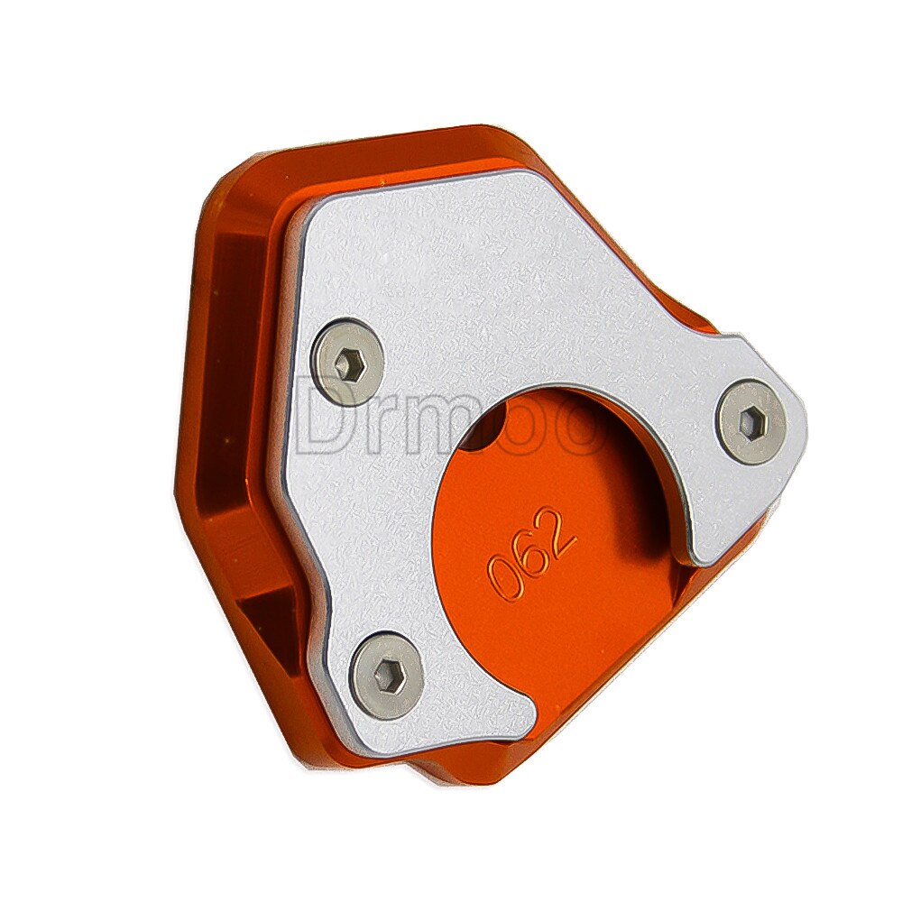Motorcycle CNC Accessories Motorbike Side Stand Enlarge Extension Kickstand For KTM DUKE 125 200 390 RC125: Orange