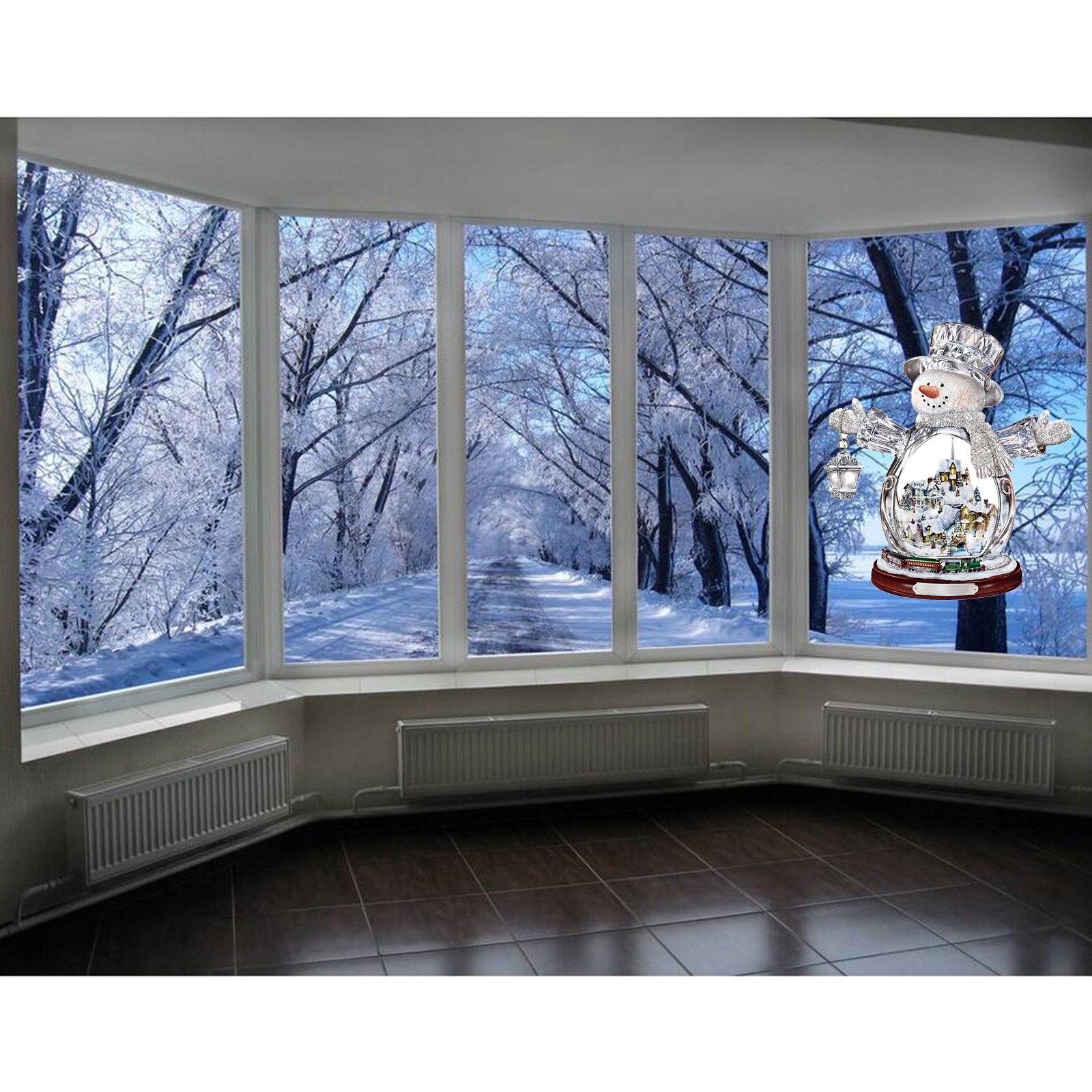 9 Styles Christmas Xmas Window Stickers Wall Home Church Class Shop Decor: style 6