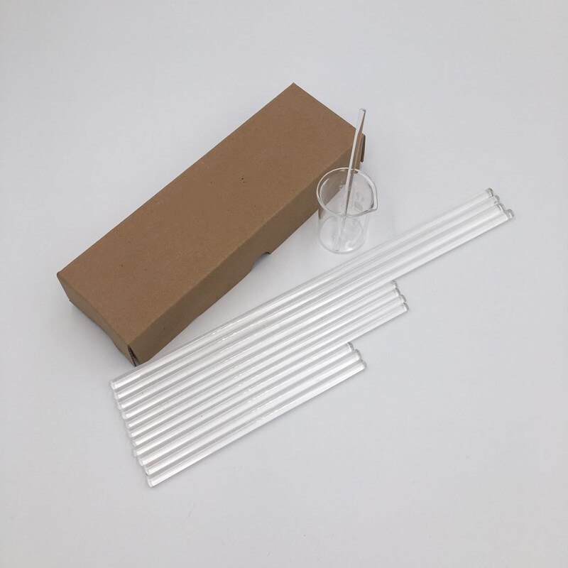 Tige de verre, tige d'agitation, tige de verre 10cm-50cm pour laboratoire, usage domestique et industriel