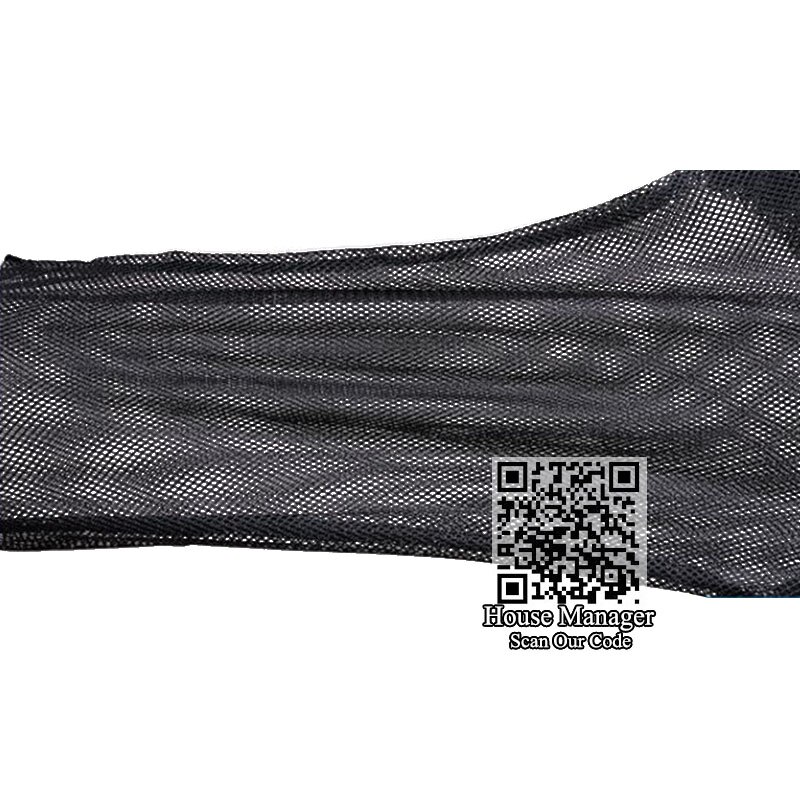Black Aquarium Isolation Mesh Bag with Zipper to stock Filter Medium Activated Carbon Charcoal Biological Balls Filter media bag