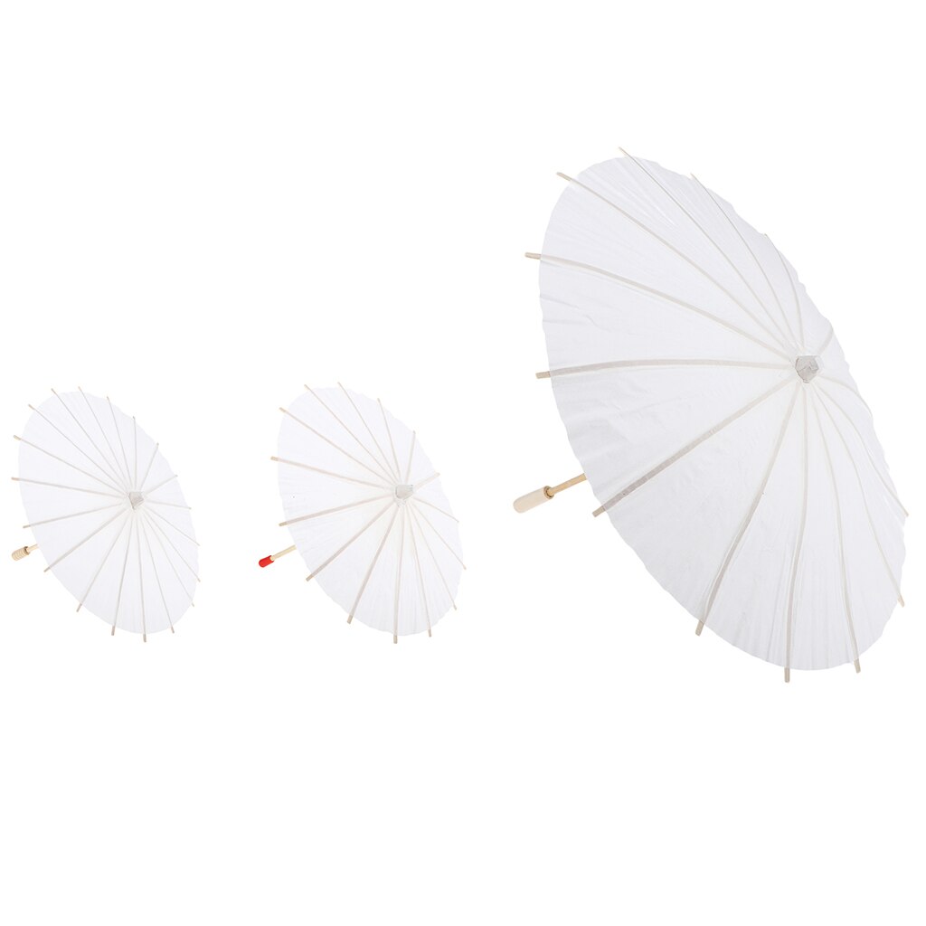 Feestartikelen Mini Papier Parasol Paraplu Blanco Papier Paraplu Diy Creatieve Ambachtelijke Paraplu Graffiti Kids Speelgoed