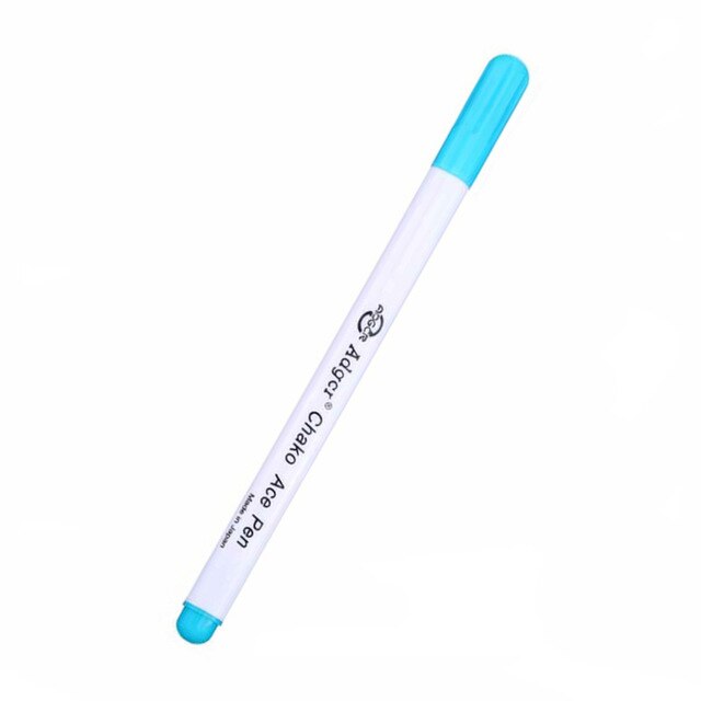 1/6pcs Ink Disappearing Fabric Marker Pen DIY Cross Stitch Water Erasable Pen Dressmaking Tailor's Pen for Quilting Sewing Tools: Blue