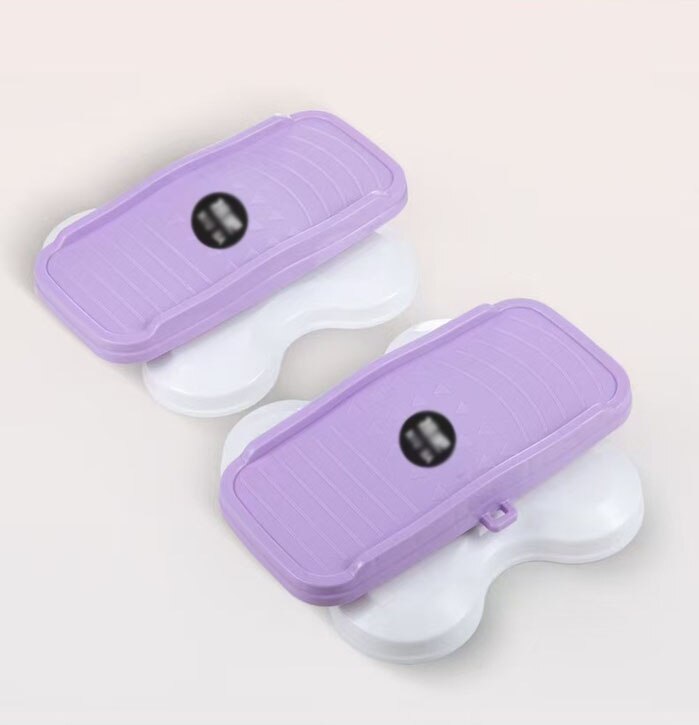 Fitness Waist Disc Yoga Outdoor Sports Waist Twisting Machine Household Rotary Split Waist Twisting Machine: Paars