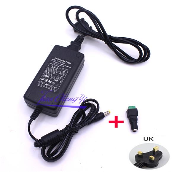 12V 5A 5 Ampere 60W DC EU/US UK AU Netzteil ADAPTER Transformator LED-Streifenlicht: Blau