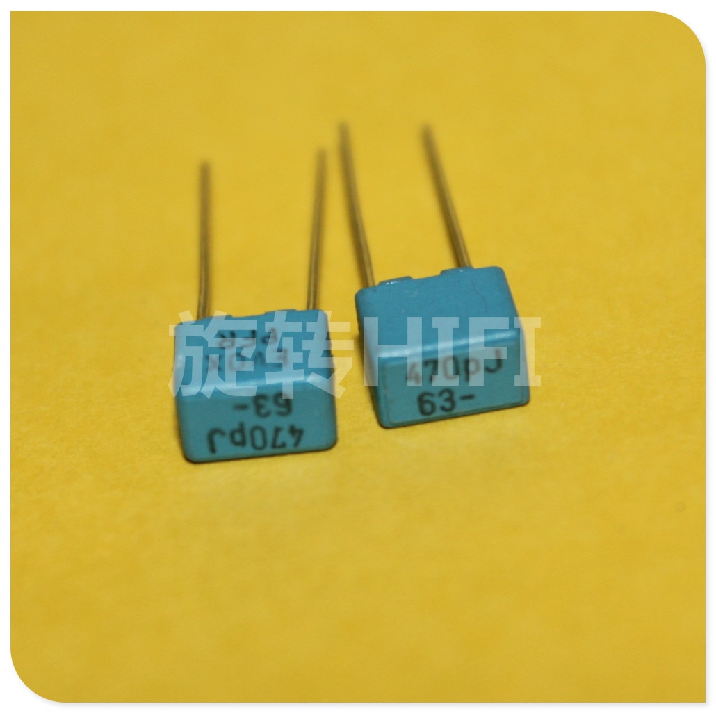20PCS EVOX PFR5 470PF 63V P5MM MKP 471 film EVOX-RIFA PFR 470p 470pf/63v 0.00047UF 63VDC 471/63V