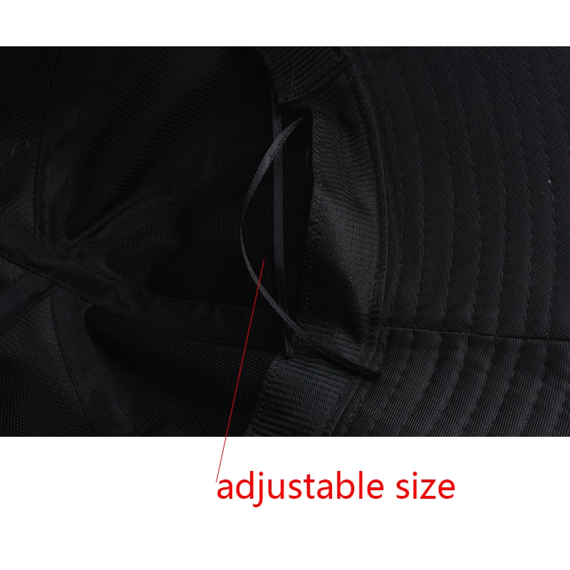 Sommer solhatte til kvinder koreansk foldbar sort bøttehat klokkeformet fiskerhat afslappet bøttehat