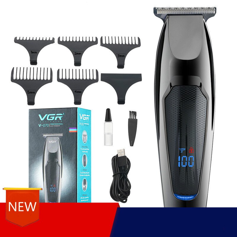 Recortador de pelo resistente al agua para hombre y mujer, máquina eléctrica para cortar pelo y barba, con USB, resistente al agua