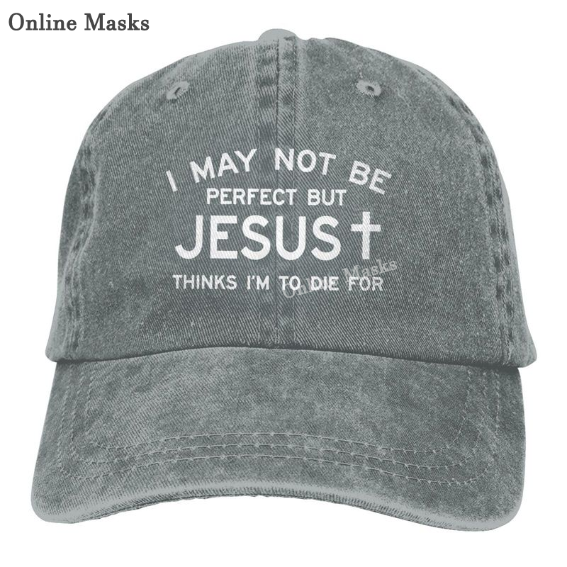 Denim Cap Jesus The Way The Truth The Life Baseball Dad Cap Adjustable Classic Sports for Men Women Hat: 16