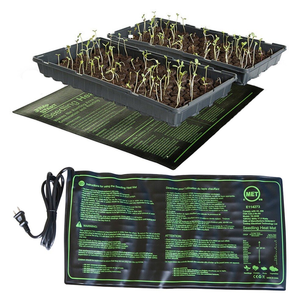 Plant Heating Mat Hydroponic Heating Pad 110V/220V Garden Supplies Warm Pad Mat EU/US Plug Accessories Clone Starter Pad