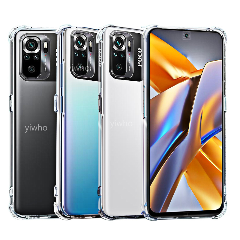 Funda transparente suave para Xiaomi Poco M5s, fundas de teléfono Pocophone M5, funda de silicona a prueba de golpes Poco M 5 M4 C40 X4 F4 F3 X3 Pro Nfc