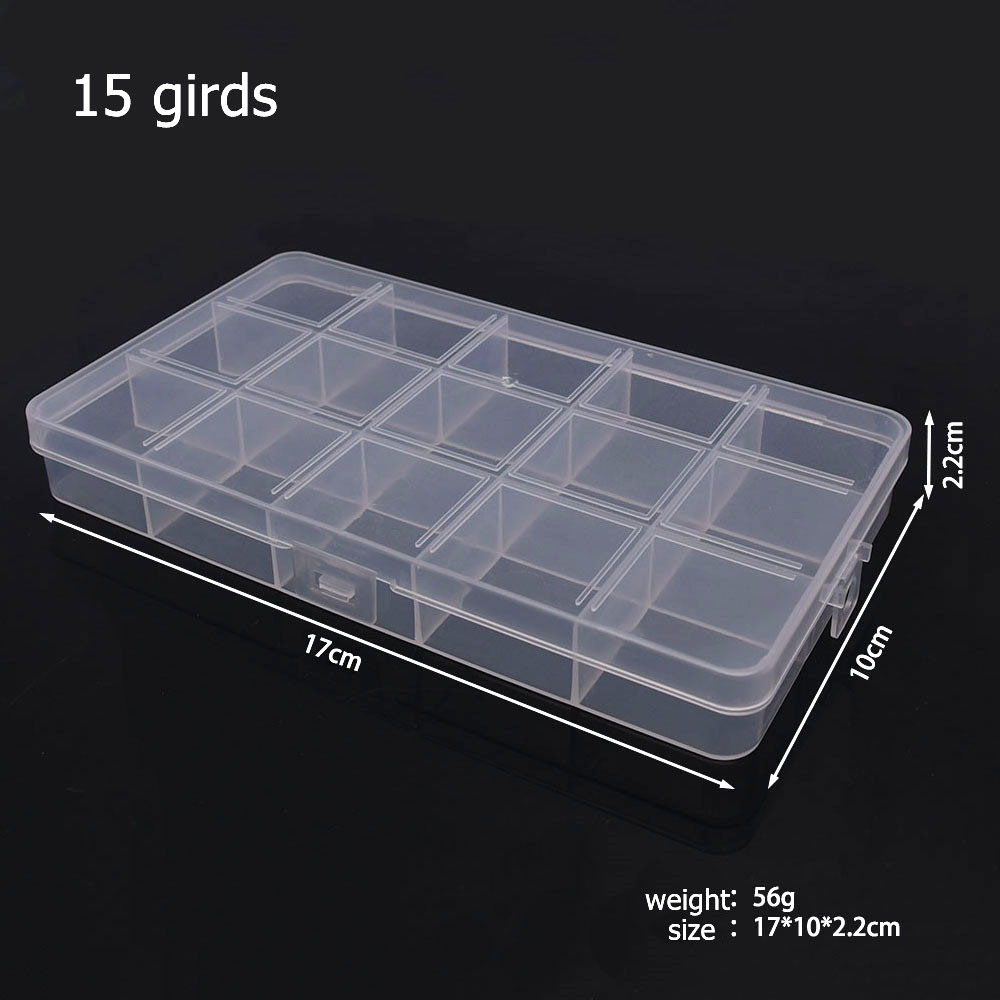 6-32 Compartments Plastic Storage Box Organizer Jewelry Container with Dividers for Beads Art DIY Crafts Sewing Jewelry Supplies: PURPLE