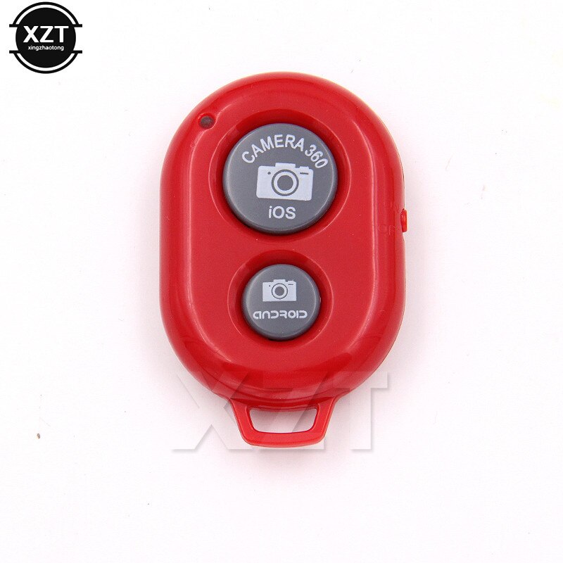 Przycisk zwalniania migawki Bluetooth do akcesoriów Selfie Adapter kontrolera aparatu zdjęcie pilot do Selfie dla iphone X: SZARY