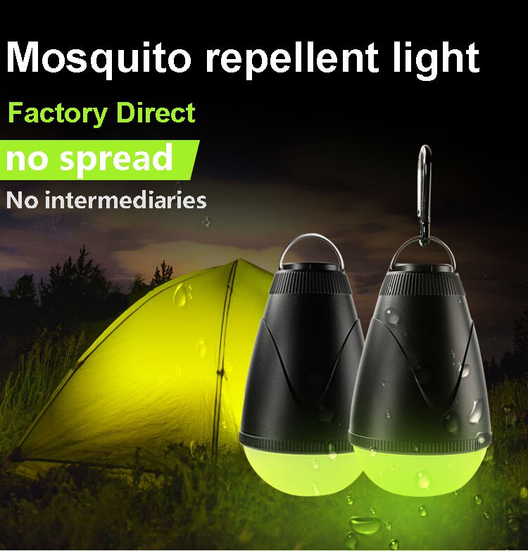 Muggenmelk Camping Licht Usb Oplaadbare Opknoping Led Tent Licht Bug Licht Muggen Lamp Backpaking Vissen Bivvy Light