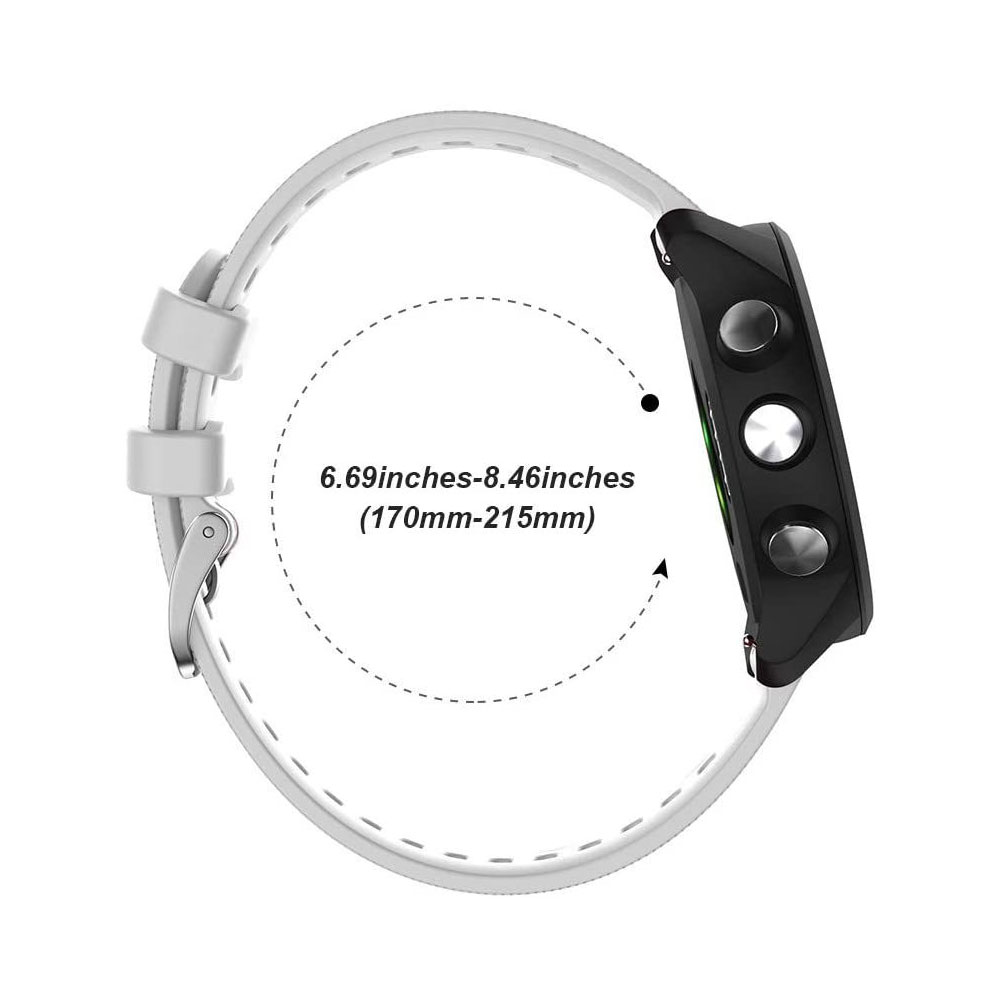 20mm pasek zegarka dla Garmin Forerunner 245 245M 645 Smartwatch na rekę zespół silikonowy dla Vivoactive3 3 muzyka Venu bransoletka
