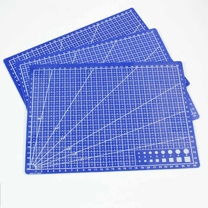 A4 PVC Snijmat 30*22 cm Rechthoekig Raster Lijn Snijden Pad Tool Plastic Art Pad
