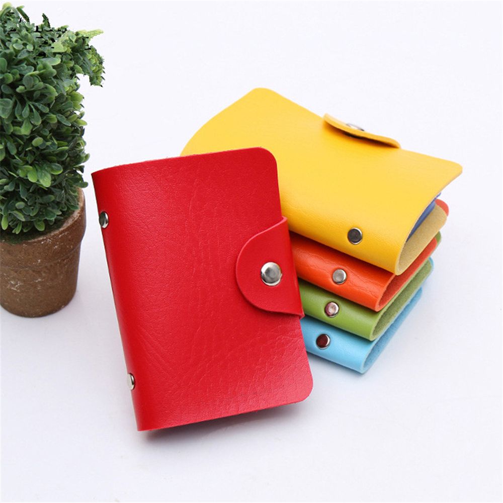 24Bit 2 zijdig Creditcardhouder waterdichte plastic kaart sets Multicolor visitekaartje pack Bus Kaart tas vrouwen portemonnee mannen portemonnee